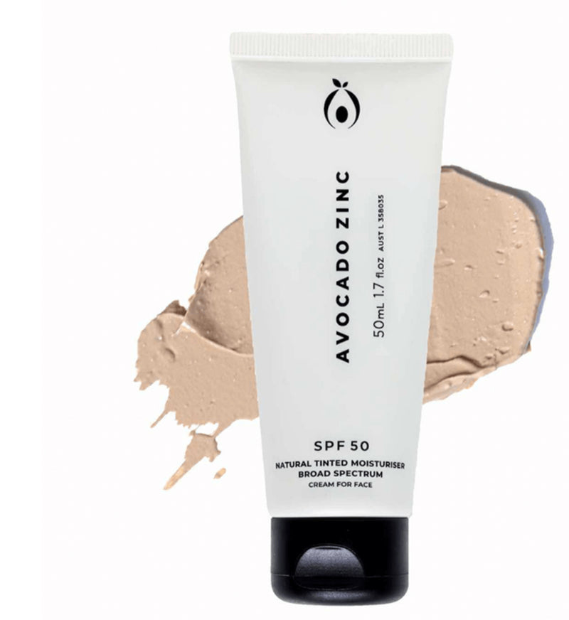Avocado Zinc Tinted Light Medium SPF 50 - 50ml