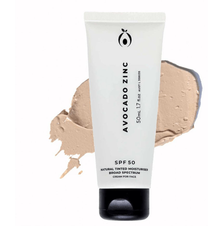 Avocado Zinc Tinted Medium Dark SPF 50 - 50ml