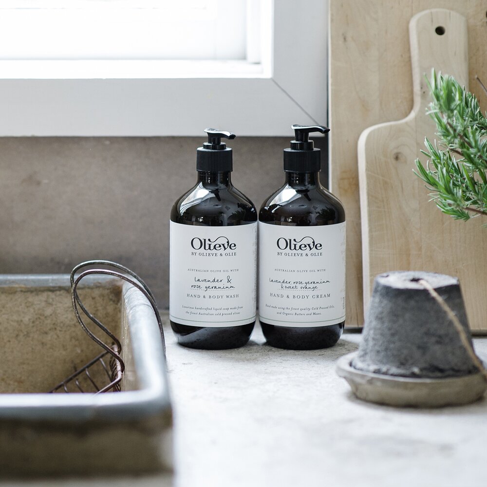 Olieve & Olie Hand & Body Wash Bergamont & Clary Sage 500ml